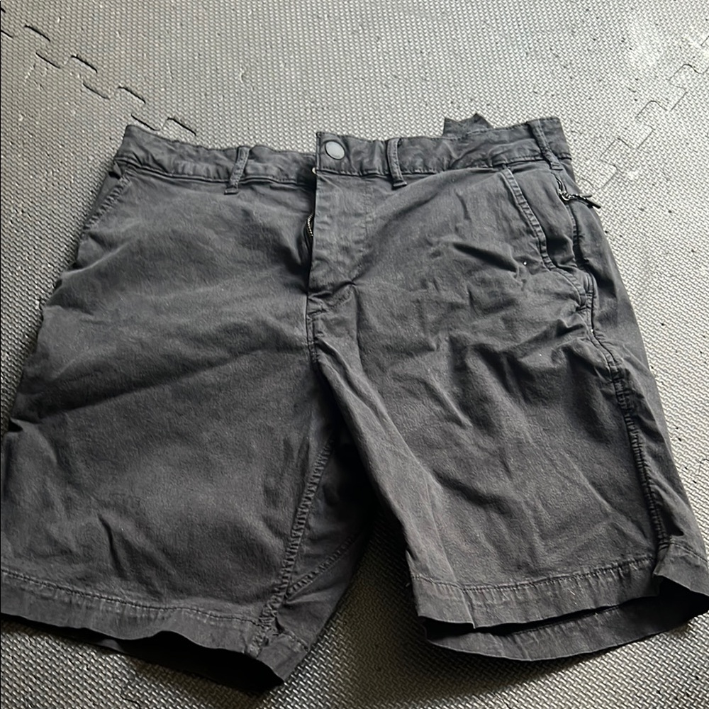 American Eagle Outfitters Charcoal Flat Front Shorts